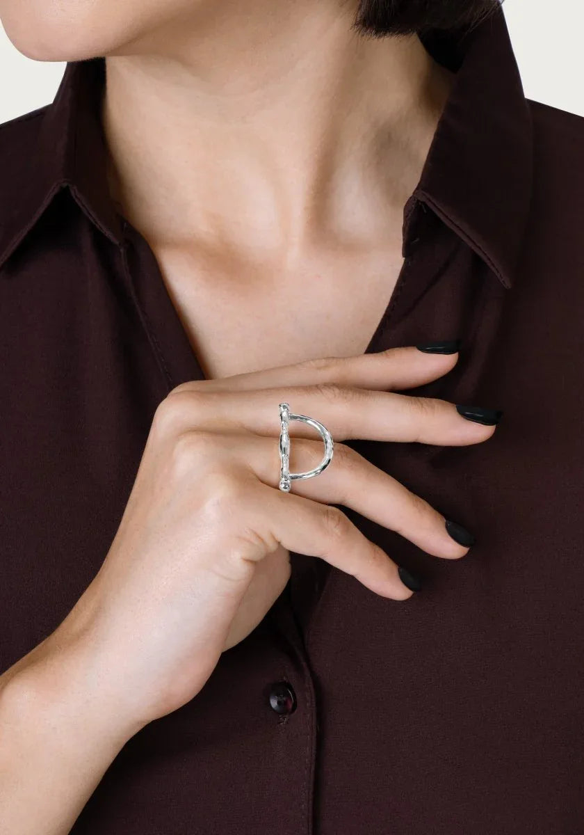 Cheval Bit Ring, Silver - Anabel Aram