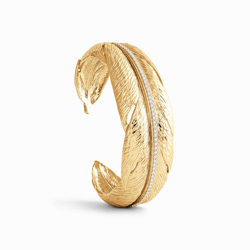 Feather Narrow Cuff