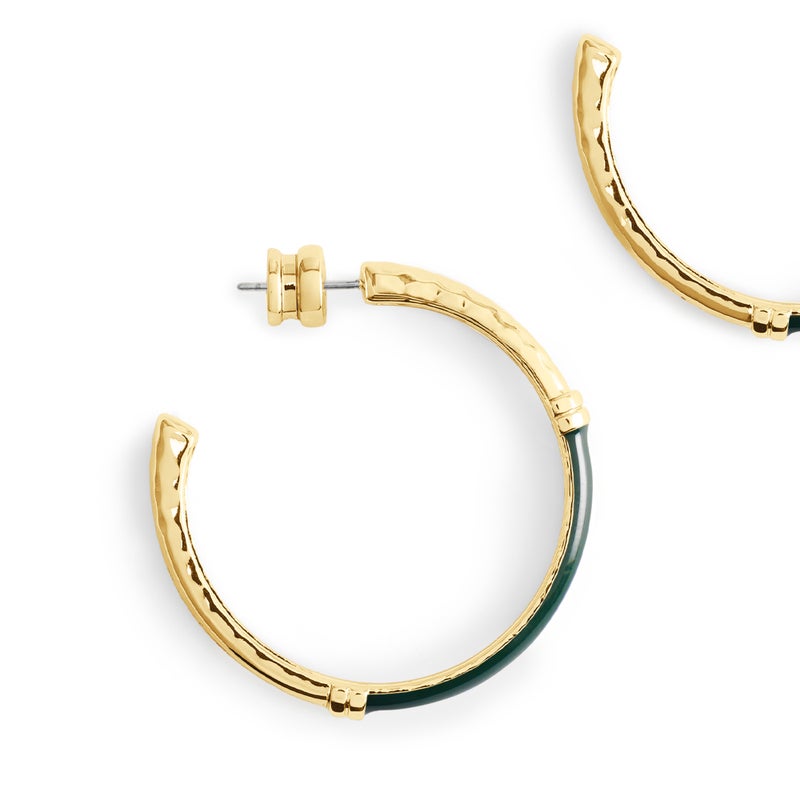 Forza Medium Hoop Earrings