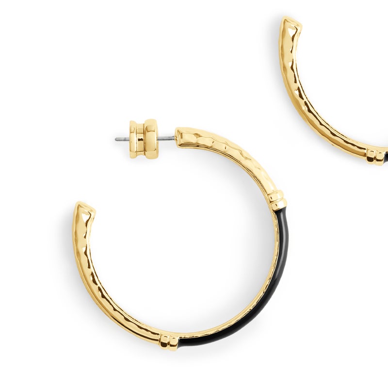 Forza Medium Hoop Earrings
