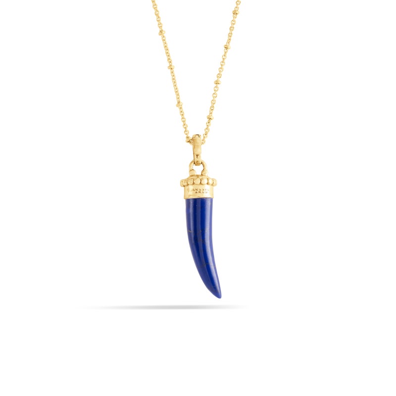 Forza Stone Horn Charm, Lapis
