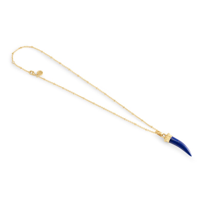 Forza Stone Horn Charm, Lapis