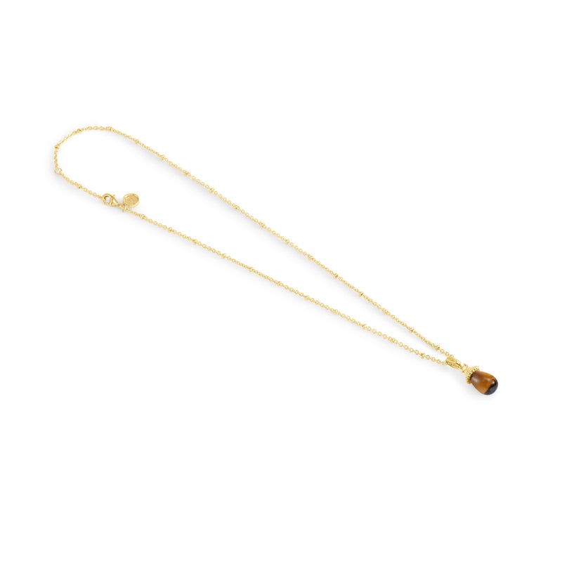 Forza Stone Drop Charm, Tigers Eye