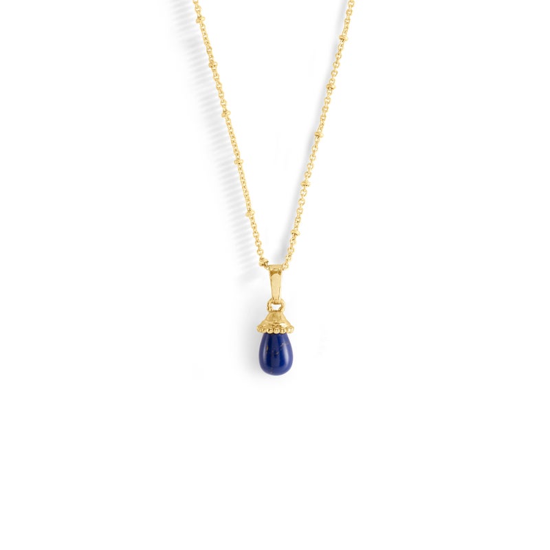 Forza Stone Drop Charm, Lapis