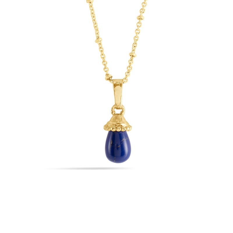 Forza Stone Drop Charm, Lapis