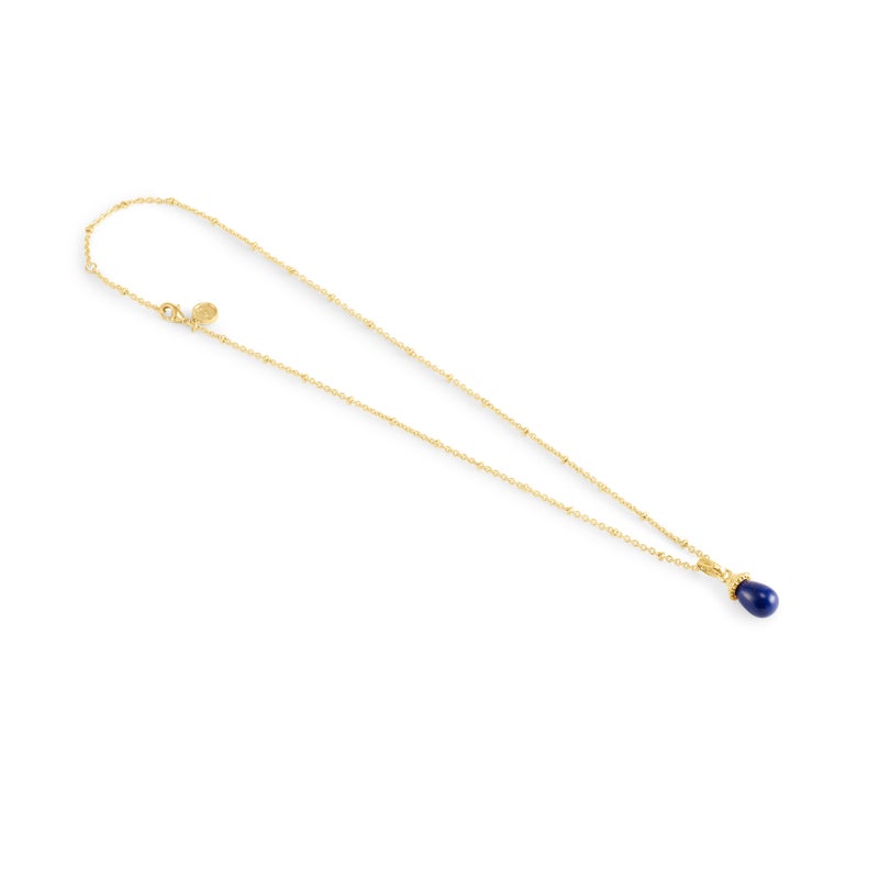 Forza Stone Drop Charm, Lapis