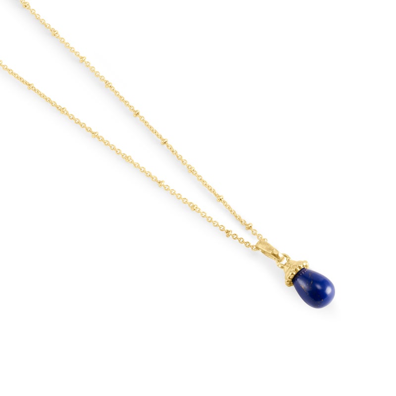 Forza Stone Drop Charm, Lapis