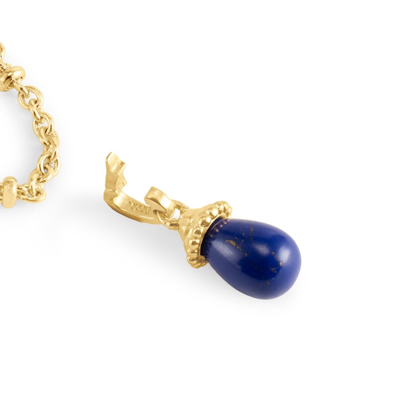 Forza Stone Drop Charm, Lapis
