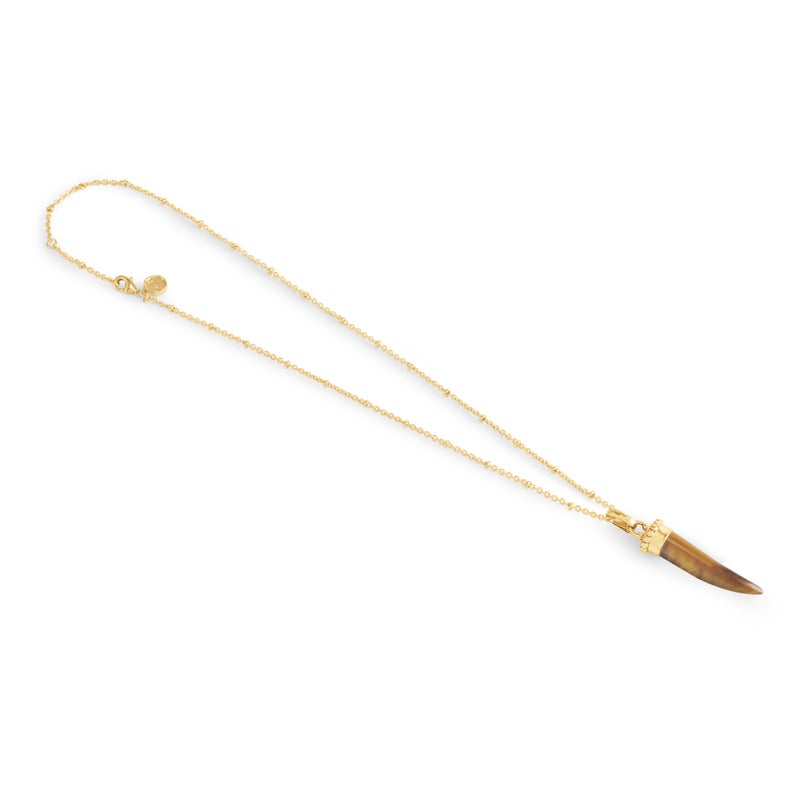 Forza Stone Horn Charm, Tigers Eye