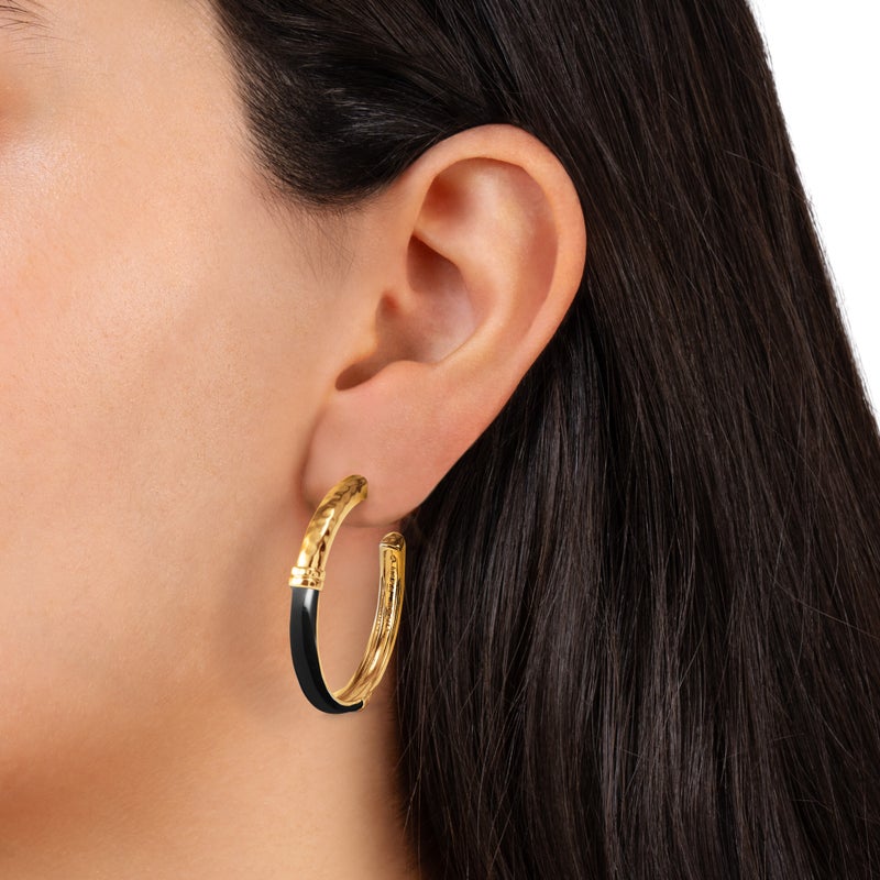 Forza Medium Hoop Earrings