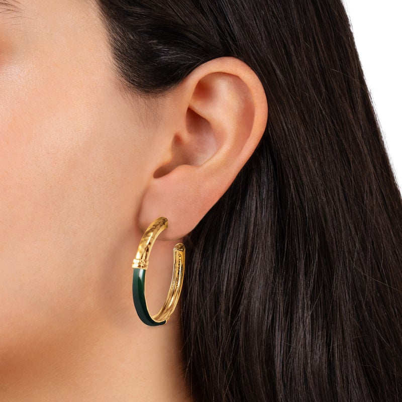 Forza Medium Hoop Earrings