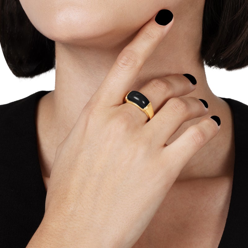 Forza Ring, Black Onyx