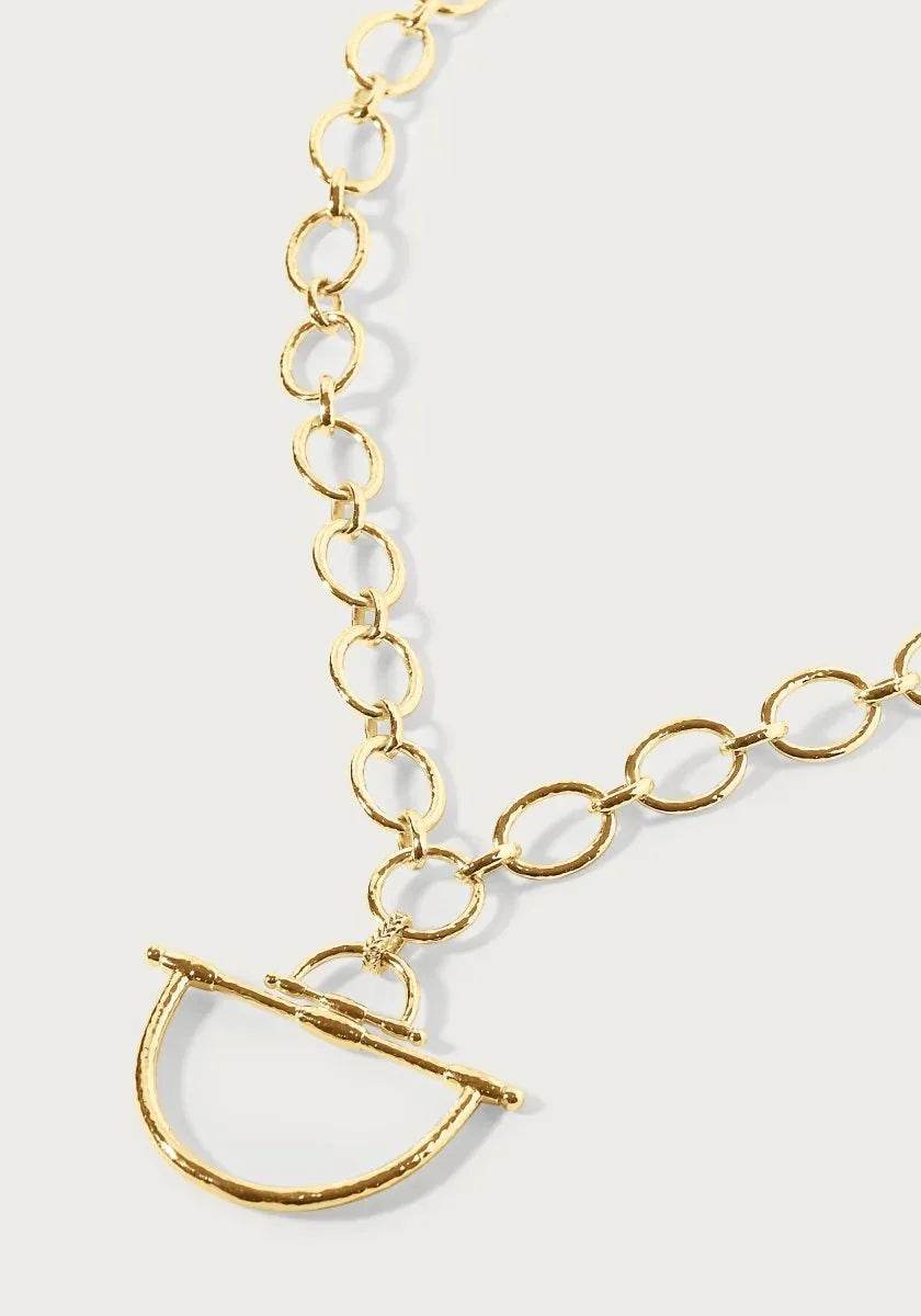 Cheval Bit Pendant, Gold - Anabel Aram