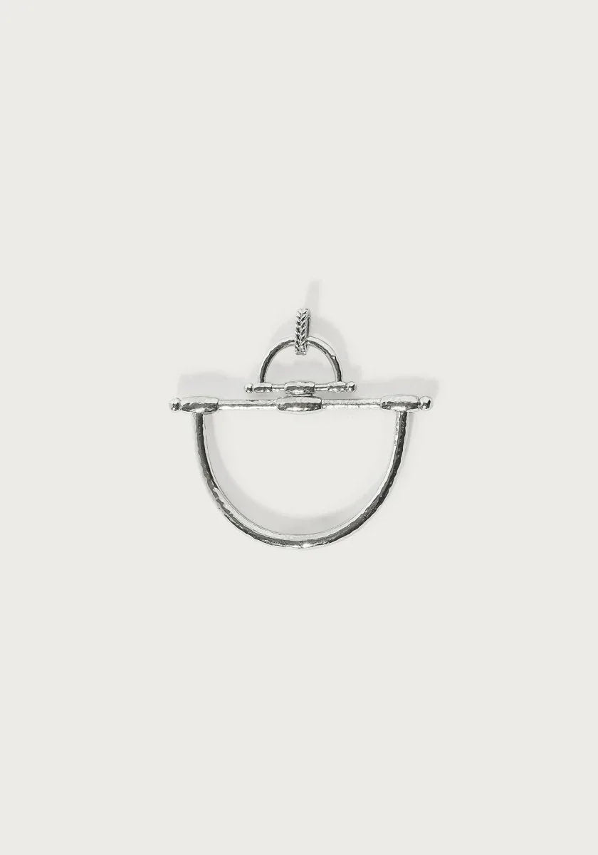 Cheval Bit Pendant, Silver - Anabel Aram