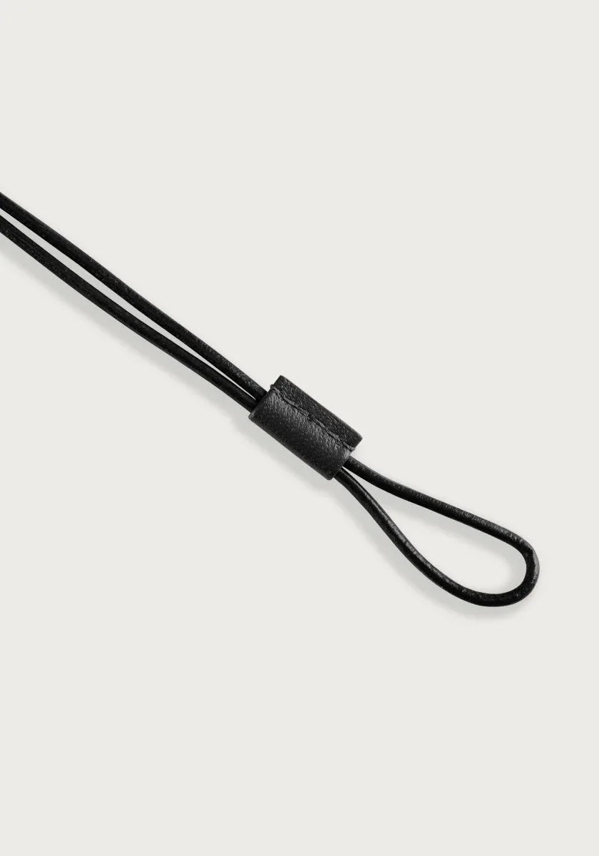 Cheval Leather Necklace, Silver - Anabel Aram
