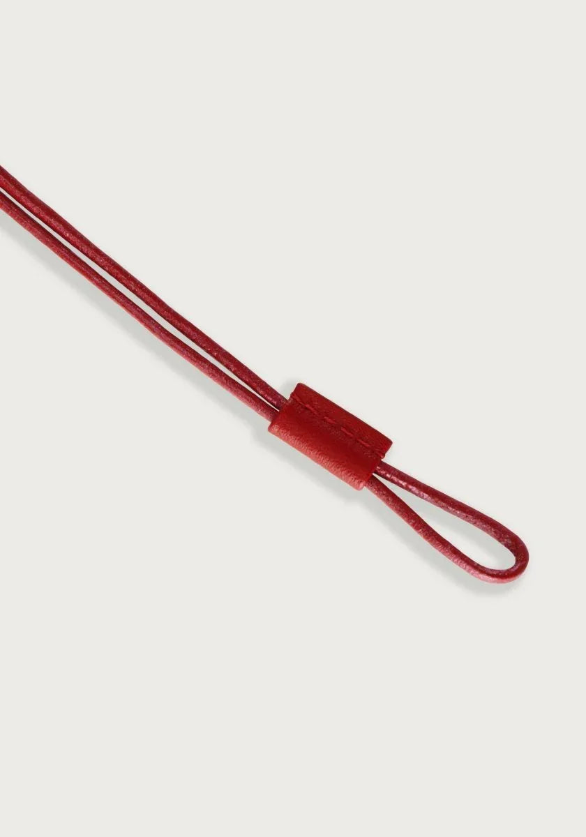 Cheval Leather Necklace, Gold - Anabel Aram
