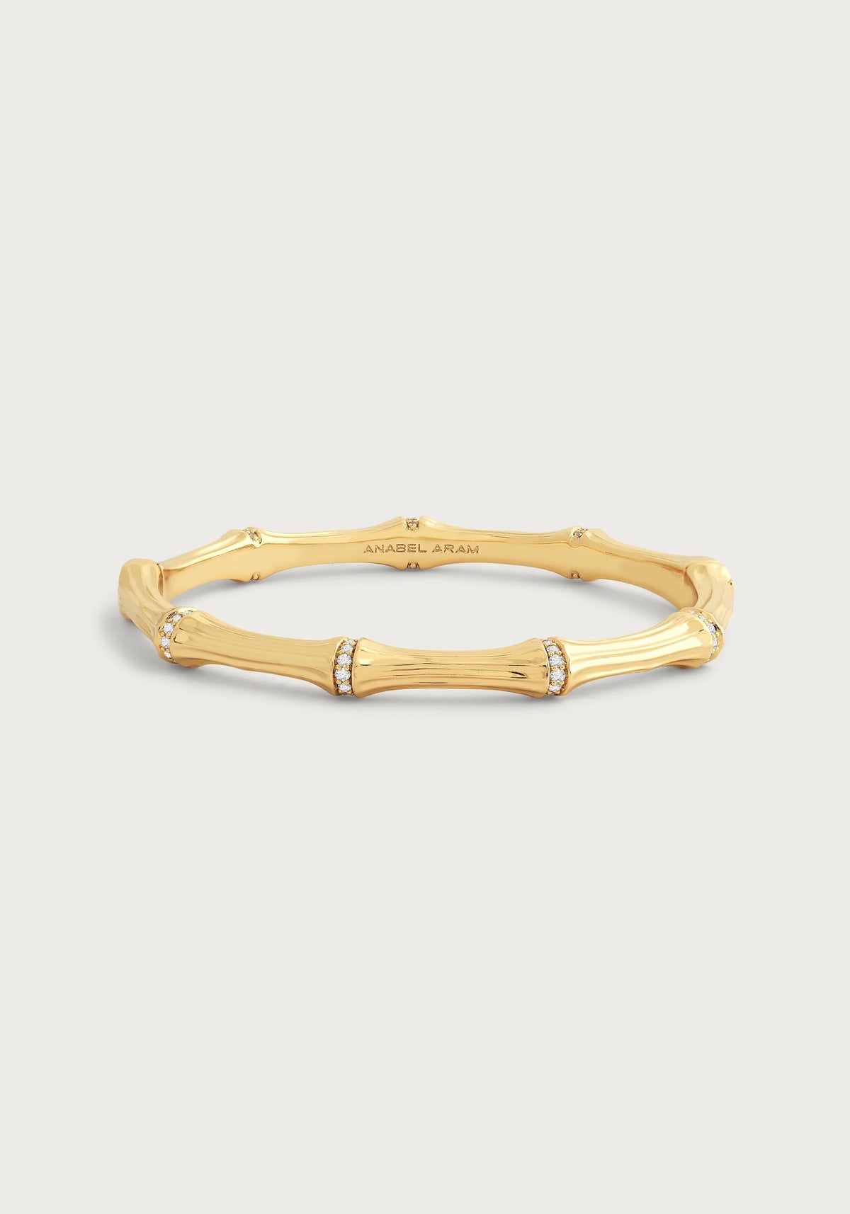 Bamboo Hinged Bangle - Anabel Aram