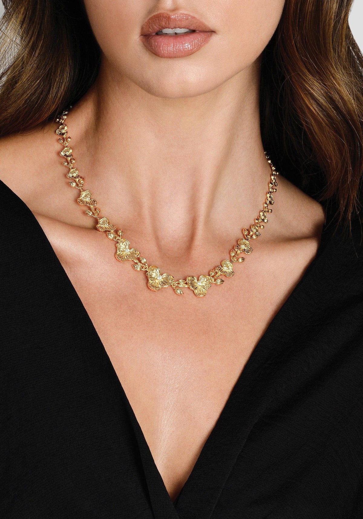 Orchid Link Necklace - Anabel Aram