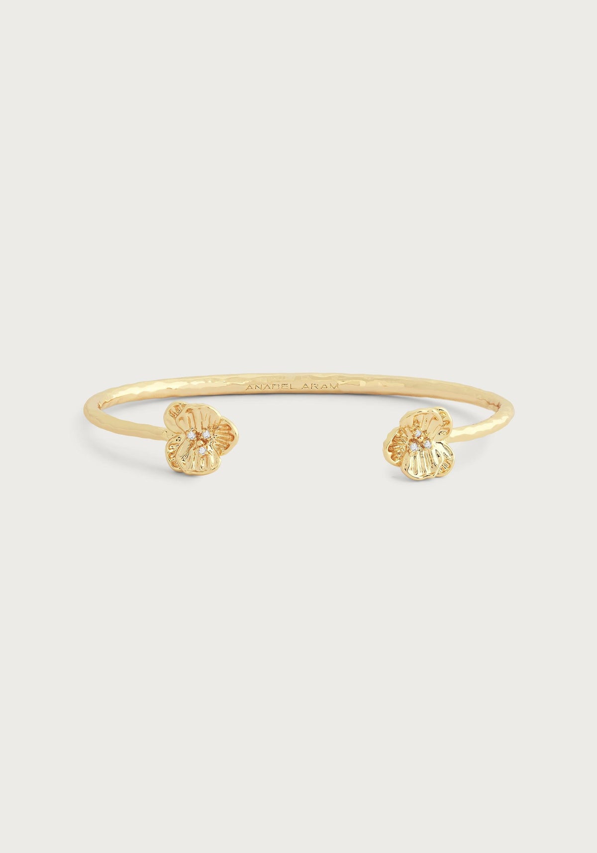 Orchid Gold Bangle - Anabel Aram