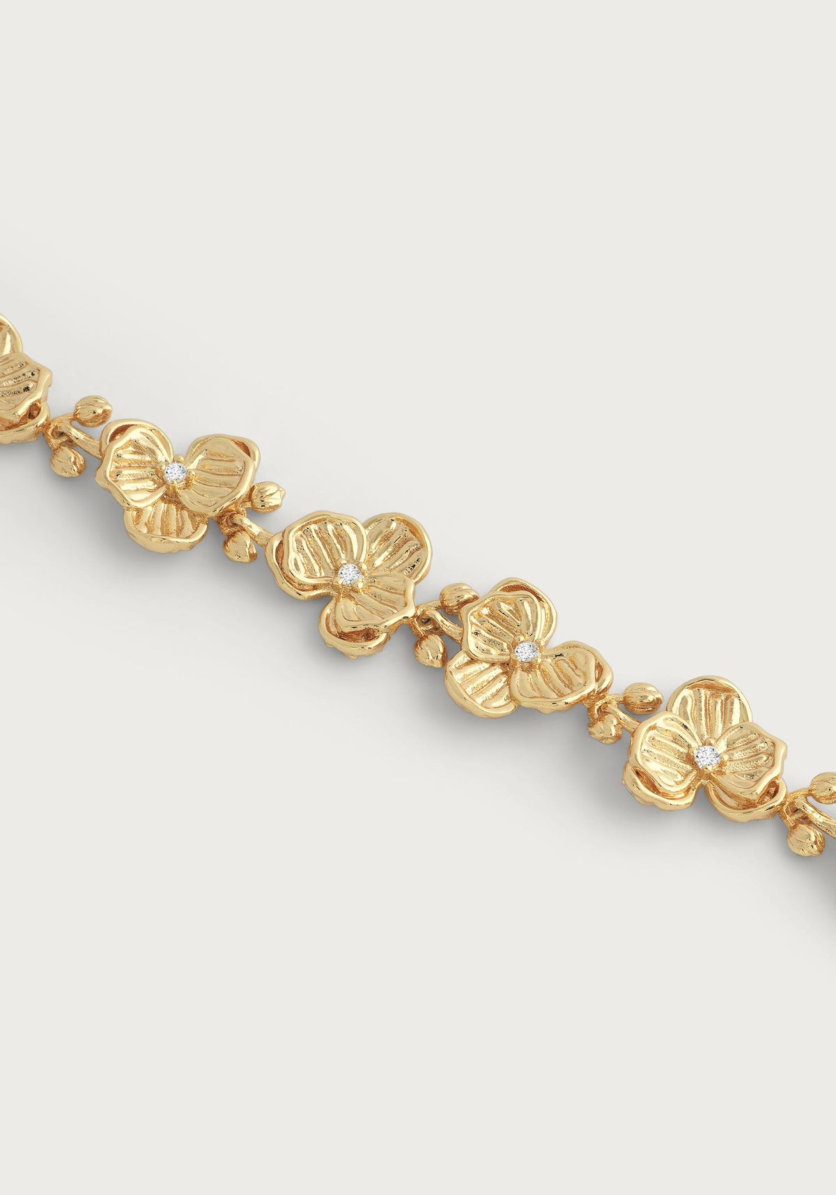 Orchid Link Bracelet - Anabel Aram