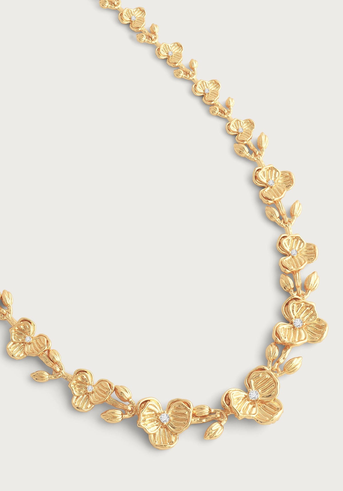 Orchid Link Necklace - Anabel Aram