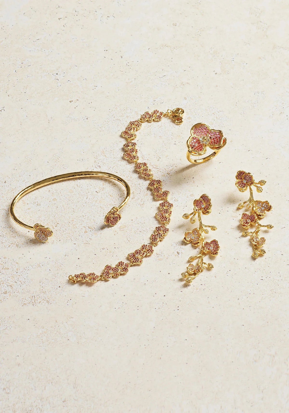 Orchid Pink Pavé Bangle