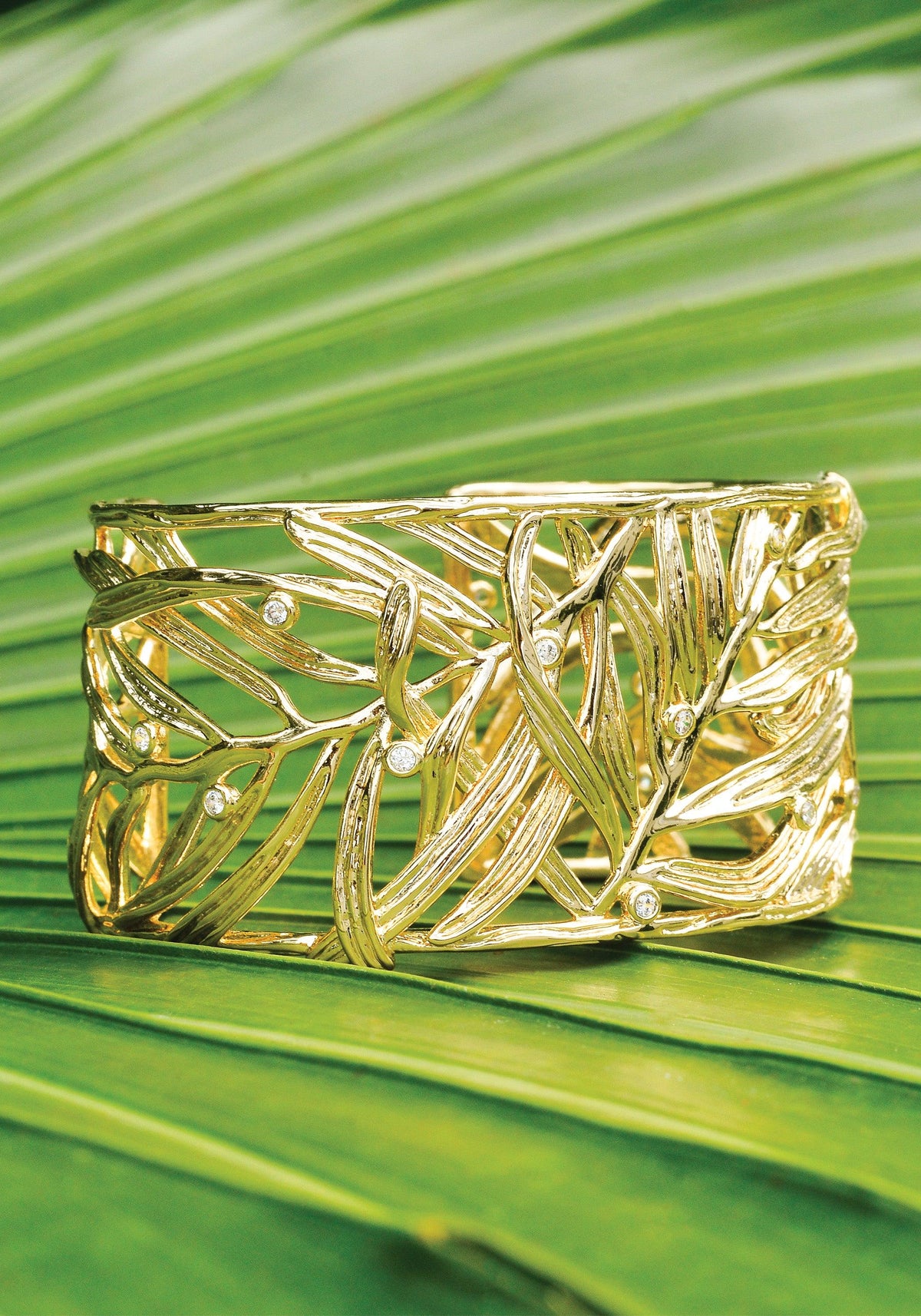 Palm Leaves Cuff - Anabel Aram